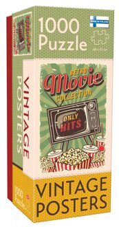 Tactic Vintage - Retro Movie Collection Poster Puzzel (1000 stukjes)