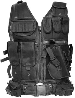 Tactical Vest Military Mesh Pockets Vests Men's Tactical Hunting Vest Army Adjustable Armor Outdoor CS Training Vest Airsoft