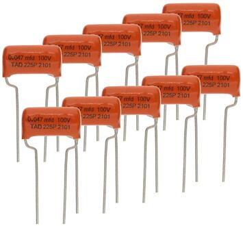 TAD V471225P/10 Sprague Orange Drop 225P capacitor 0.047uF, 10-pack