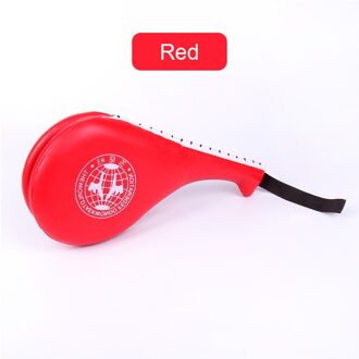 Taekwondo Voet Doel Kids Volwassen Boksen Sanda Training Hand Kick Doel Muay Thai Voet Kickboxing Speed Pu Bokszak Rood