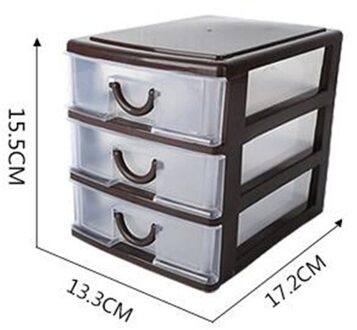 Tafel Opslag Lade Opbergdoos Multi Lagen Plastic Make Container Office Organizer