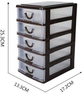 Tafel Opslag Lade Opbergdoos Multi Lagen Plastic Make Container Office Organizer