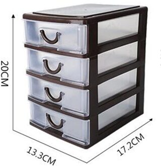 Tafel Opslag Lade Opbergdoos Multi Lagen Plastic Make Container Office Organizer