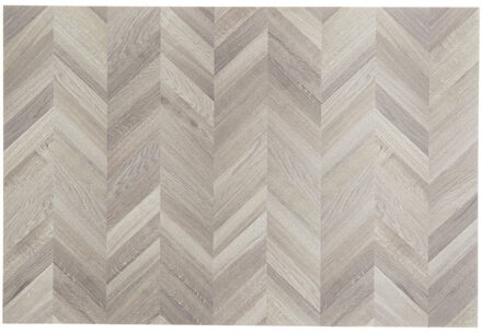 tafel placemat - hout print hongaarse punt - PVC - 45 x 30 cm - Onderleggers