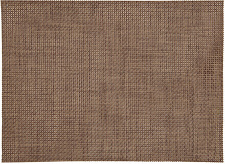 Tafel Placemats jute bruin - geweven/gevlochten - 45 x 30 cm - Onderleggers - Tafel dekken