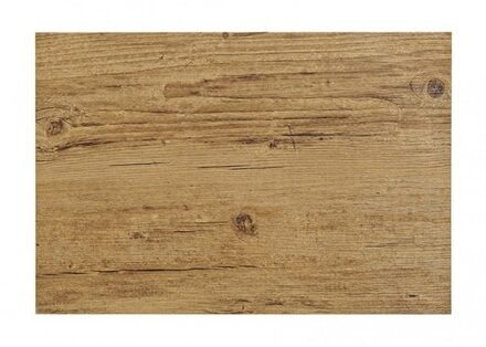 Tafel placemats met hout look print - 10x stuks - lichtbruin - 45 x 30 cm - pvc