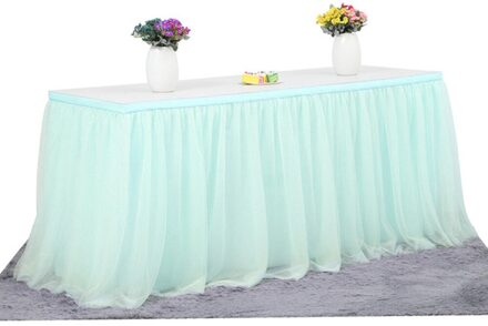 Tafel Rok Handgemaakte Tulle Tafelkleed Voor Feest Bruiloft Home Decoratie Verjaardagsfeestje/Baby Shower Chiffon Gaas Bruidssluier LGR