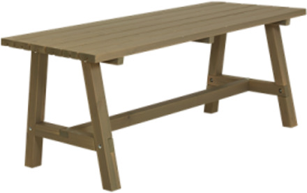 Tafel vuren | Country gegrond grijsbruin 75 x 177 x 72 cm