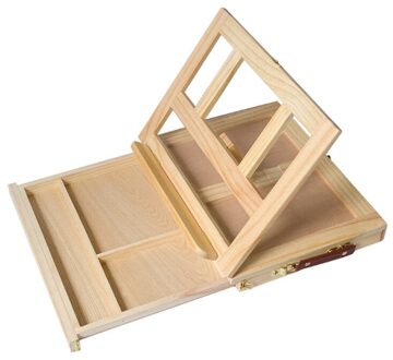 Tafelblad Schildersezel Art Schildersezel Desktop Schildersezel Voor Schilderen, Premium Houten Sketchbox Schildersezel, Desktop Schildersezel Voor Student