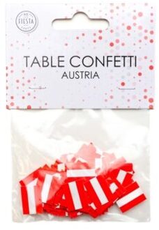 Tafelconfetti Oostenrijkse Vlag (150st) Multikleur - Print