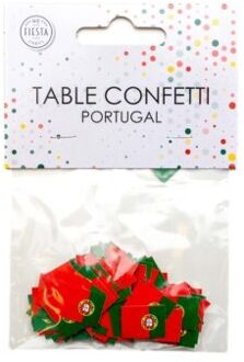 Tafelconfetti Portugese Vlag (150st) Multikleur - Print
