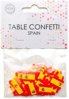 Tafelconfetti Spaanse Vlag (150st) Multikleur - Print