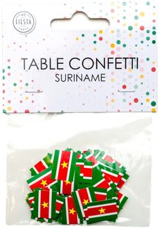 Tafelconfetti Surinaamse Vlag (150st) Multikleur - Print