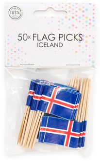 Tafelconfetti Vlag Ijsland (150st) Multikleur - Print