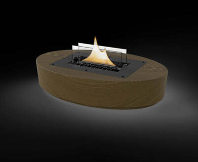 tafelhaard Carnation Oak black Zwart