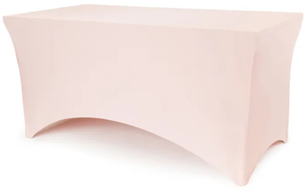 Tafelhoes Dusty Rose Stretch Spandex 183x76x74cm Roze