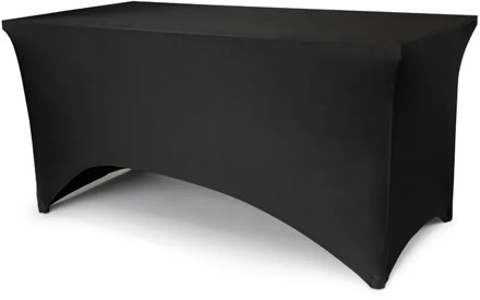 Tafelhoes Zwart Stretch Spandex 183x76x74cm