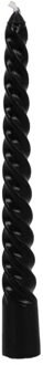 Tafelkaars Twist Zwart 4uur 4 stuks 2x2x20cm