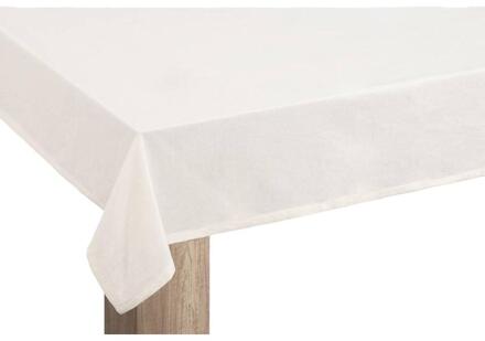 Tafelkleed Camille - Off-white -140x260 Cm - Katoen - Wit
