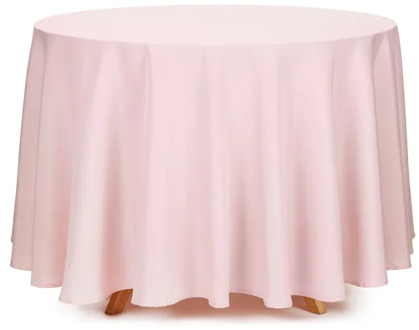 Tafelkleed Dusty Pink Rond 230 cm Roze
