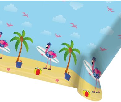 Tafelkleed Flamingo 130 X 180 Cm Multikleur