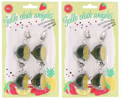 Tafelkleedgewichtjes - limoenen - tafelkleed gewichtjes - 16x stuks