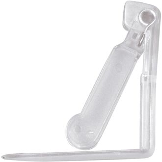 Tafelkleedklemmen - Doorzichtig - 6x6 cm - 4 stuks