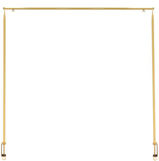 Tafelklem/tafelhaak - goud - staal - verstelbaar - 117-211,5 x 3,7 - 110,5 cm - Tafelklemmen