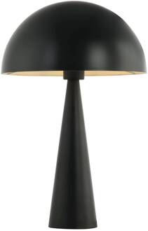 Tafellamp 20210 Metaal, hoogte 47 cm zwart mat