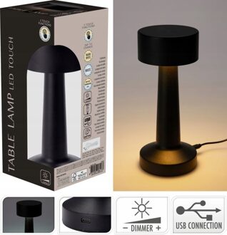 Tafellamp 8x21cm Zwart