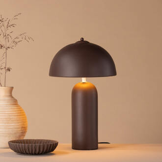 Tafellamp 'Adra' Spraystone Bruin