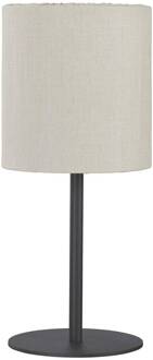 tafellamp Agnar voor buiten, donkergrijs/beige, 57 cm donkergrijs, beige