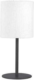 tafellamp Agnar voor buiten, donkergrijs/wit, 57 cm donkergrijs, wit