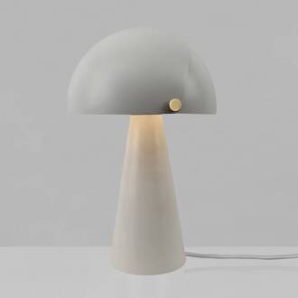 Tafellamp Align met kantelbare kap, grijs grijs, messing