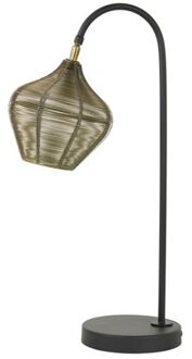 Tafellamp ALVARO - 27x20x61cm - Brons