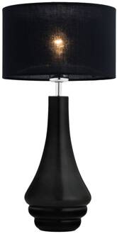 Tafellamp Arabesca geheel in zwart