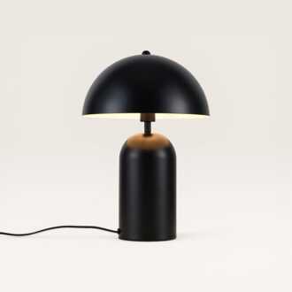 Tafellamp Asteri nero s - Zwarte paddenstoel lamp van metaal voor binnen - Zonder lichtbron Mat zwart