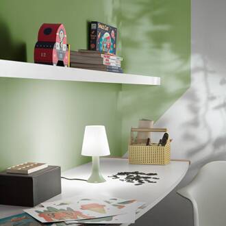 Tafellamp BINGO Lumetto, groen/wit, hoogte 24,5 cm groen, wit