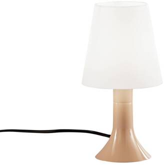 Tafellamp BINGO Lumetto, modderkleurig/wit, hoogte 24,5 cm bruin, wit