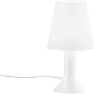 Tafellamp BINGO Lumetto, wit, hoogte 24,5 cm, kunststof