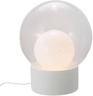 tafellamp Boule Medium, helder/opaal/wit, glas helder, opaal, wit