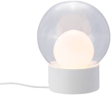tafellamp Boule Small, helder/opaal/wit, glas helder, opaal, wit