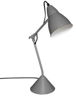 Tafellamp/bureaulampje Design Light Classic - grijs - H62 cm - Bureaulampen