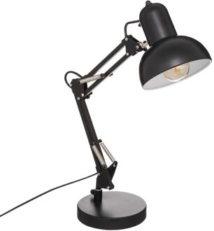 Tafellamp/bureaulampje Design Light Classic - zwart - H56 cm - Bureaulampen