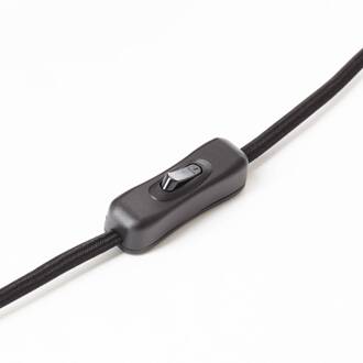 Tafellamp Chaumont Zwart Hout 10w