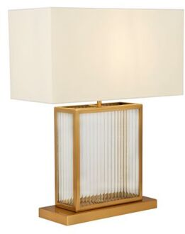 Tafellamp Clarendon Metaal L:40cm Messing