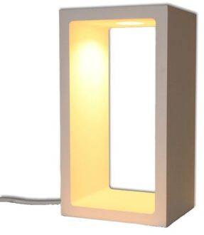 Tafellamp Corridor H 18 cm B 10 cm wit
