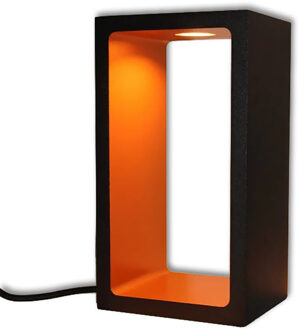 Tafellamp Corridor H 18 cm B 10 cm zwart-goud