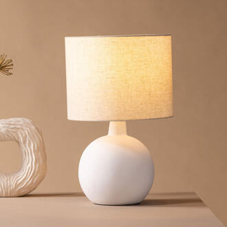 Tafellamp 'Dhara' kleur Wit