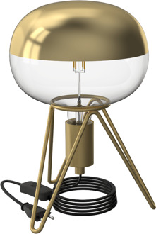 Tafellamp Driepoot Calex Goud - 17x21x21cm (hxbxd)